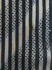 A Length of Two Process Patterned Cotton: Shibori and Stencil Dyeing