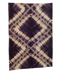 A Length of Northern Shibori: Rare Shikon or Gromwell Root Dyed Cotton