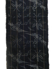 A Length of Kasuri Dyed Cotton: Shochikubai Pattern