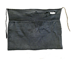 An Indigo Dyed Tattered Apron: Well Used and Repaired