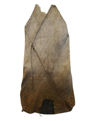 A Well-Worn Tsunobukuro: Rustic Bast Fiber Cloth Horn Bag