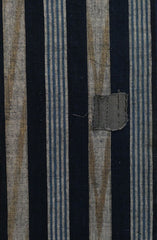 A Length of Striped and Kasuri Cotton: Two Patches