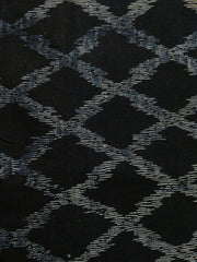 A Fragment of Katazome Cotton: Stylized Pine Bark Pattern