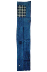 A Handsome Cotton Boro Length: Large Plaid Patch