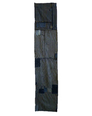 A Pieced and Patched Boro Length: Recycled Striped Kimono