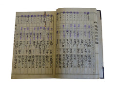 A Handwritten Ledger Book: Stamps