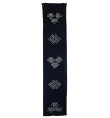 A Tsutsugaki Dyed Cotton Length: Repeated Motifs