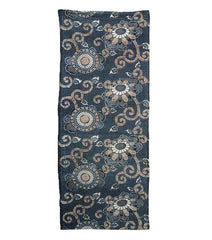 A Length of Indigo Dyed Katazome Cotton: Charming Stylized Design