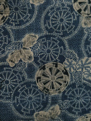 A Length of Beautifully Detailed Old Katazome Cotton: Double Sided and Rich Pattern