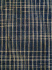 A Length of Zanshi ori: Tight Plaid Design